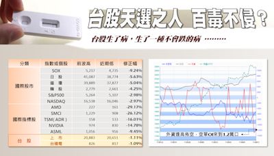 台股天選之人 百毒不侵？