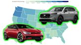 This Map Shows How Much An EV Will Save You On Gas In Every State