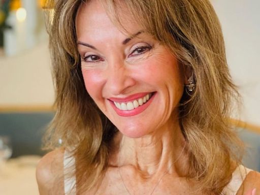 Susan Lucci, 77, reunites with college friends in very slinky dress
