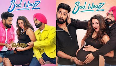 Bad Newz: ‘Dono baap’ Vicky Kaushal and Ammy Virk fight over pregnant Triptii Dimri in NEW posters; fans react