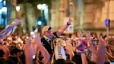 Real Madrid fans start Champions League title celebrations