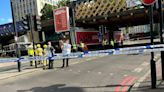 Police and ambulance flock to bridge near Waterloo station