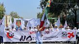 Marcha 2 de octubre: ¡Ni perdón, ni olvido! Conmemoran 54 años de la masacre de Tlatelolco de 1968