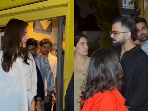 Anushka Sharma-Virat Kohli step out for a dinner date with Zaheer Khan-Sagarika Ghatge ahead of World Cup 2024