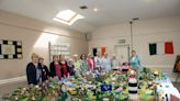 Wicklow knitting group unveils gigantic wool map of Ireland