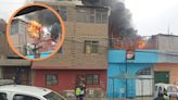 Incendio en Chorrillos: unidades de bomberos intentan controlar el fuego originado en una vivienda