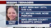 UPDATE: Brown County Sheriff’s Office still searching for missing 17-year-old girl, missing 15-year-old boy found safe