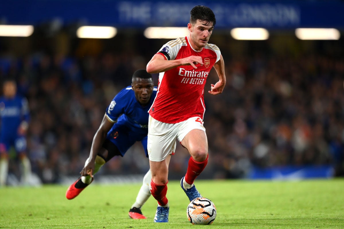 Arsenal vs Chelsea: Declan Rice outshining Enzo Fernandez and Moises Caicedo in midfield battle