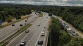 M4 crash sparks lane closure with long traffic queues