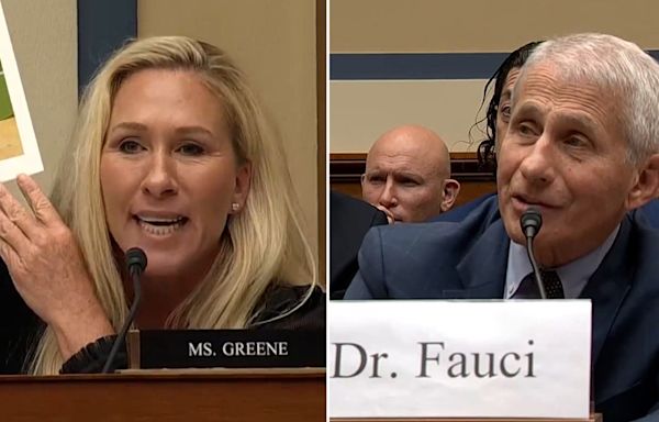 Marjorie Taylor Greene verbally berates Anthony Fauci during House Covid-19 hearing