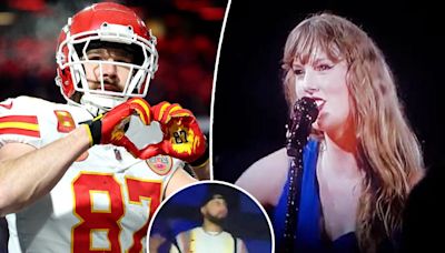 Taylor Swift nods to Travis Kelce’s jersey number, performs ‘The Alchemy’ as he attends 87th Eras Tour show
