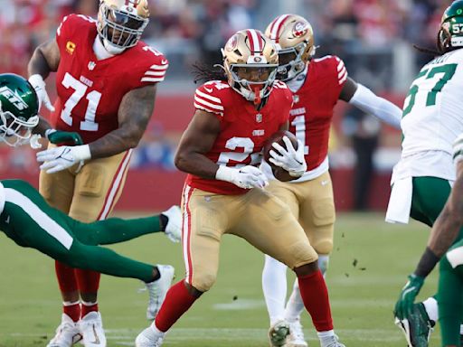 No Christian McCaffrey, no problem: 49ers blast Jets behind fill-in RB Jordan Mason