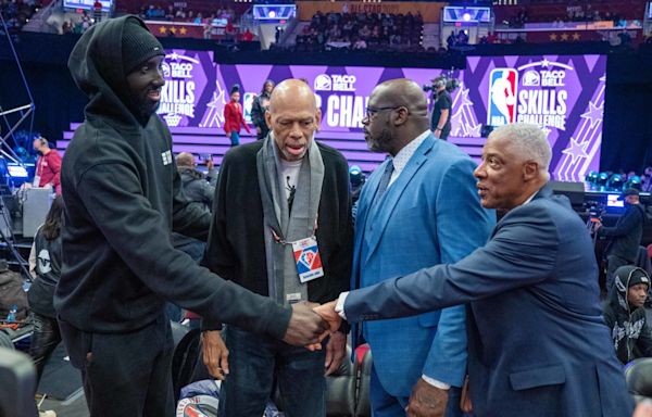 Video Of Shaquille O'Neal Absolutely Dwarfed By Tacko Fall Goes Viral On Social Media