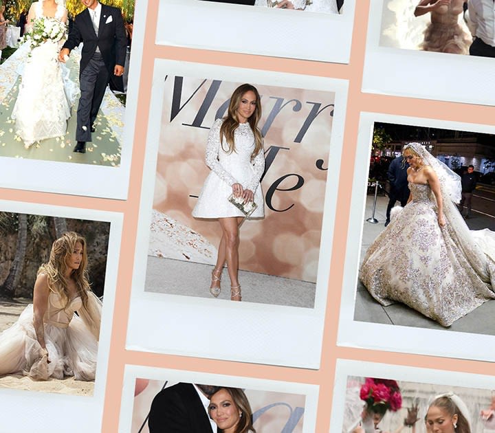 Every Wedding Dress J.Lo Has Ever Worn, Ranked