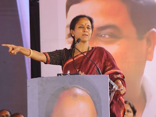 Pune Viral Video: Protestors Interrupt Supriya Sule's Speech With 'Jai Shree Ram' Slogans, See How She Reacted