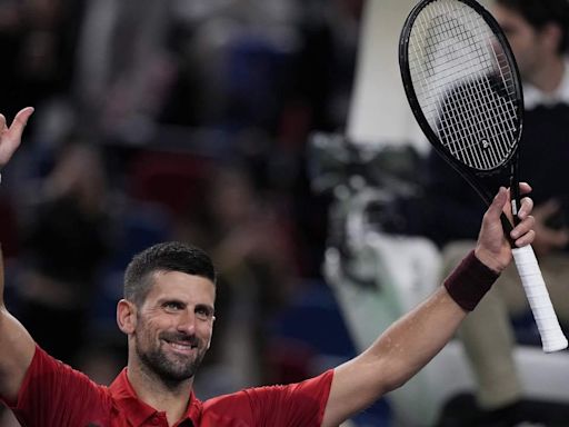 Shanghai Masters: Djokovic remains on course for 100th tour-level title with win over Cobolli