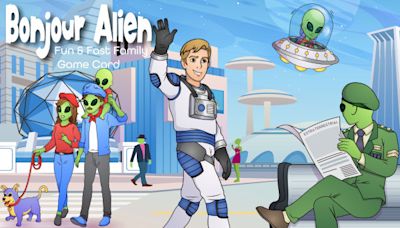 New Family-Friendly Card Game Bonjour Alien Launches on Kickstarter to Encourage Family Bonding and Fun.