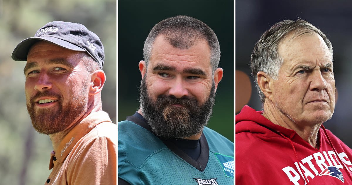 Travis and Jason Kelce Joke About Bill Belichick Dating a 23-Year-Old