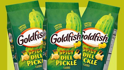New Goldfish Spicy Dill Pickle Flavor Debuts By Popular Demand