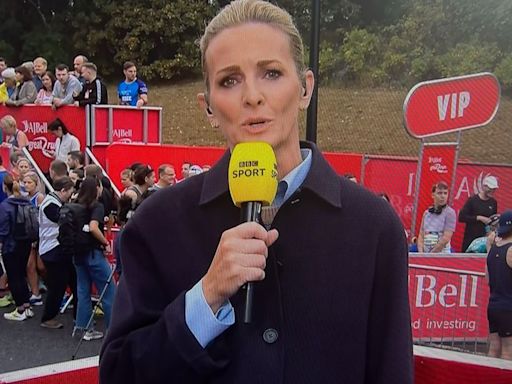 Gabby Logan pauses BBC's Great North Run coverage to make tragic announcement