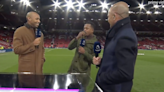 Watch Patrice Evra stun Thierry Henry and Roberto Martinez by EATING Old Trafford grass before Man United game