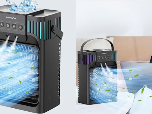 This $60 portable air conditioner will help keep you cool in the sweltering heat — Amazon shoppers call it a 'tiny powerhouse'