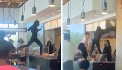 Chipotle Chaos Unfolds as Three Customers Launch Food Fight Against Cashier