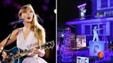 ‘Merry Swiftmas!': Illinois Home Decorated with Taylor Swift and Travis Kelce-Themed Light Display