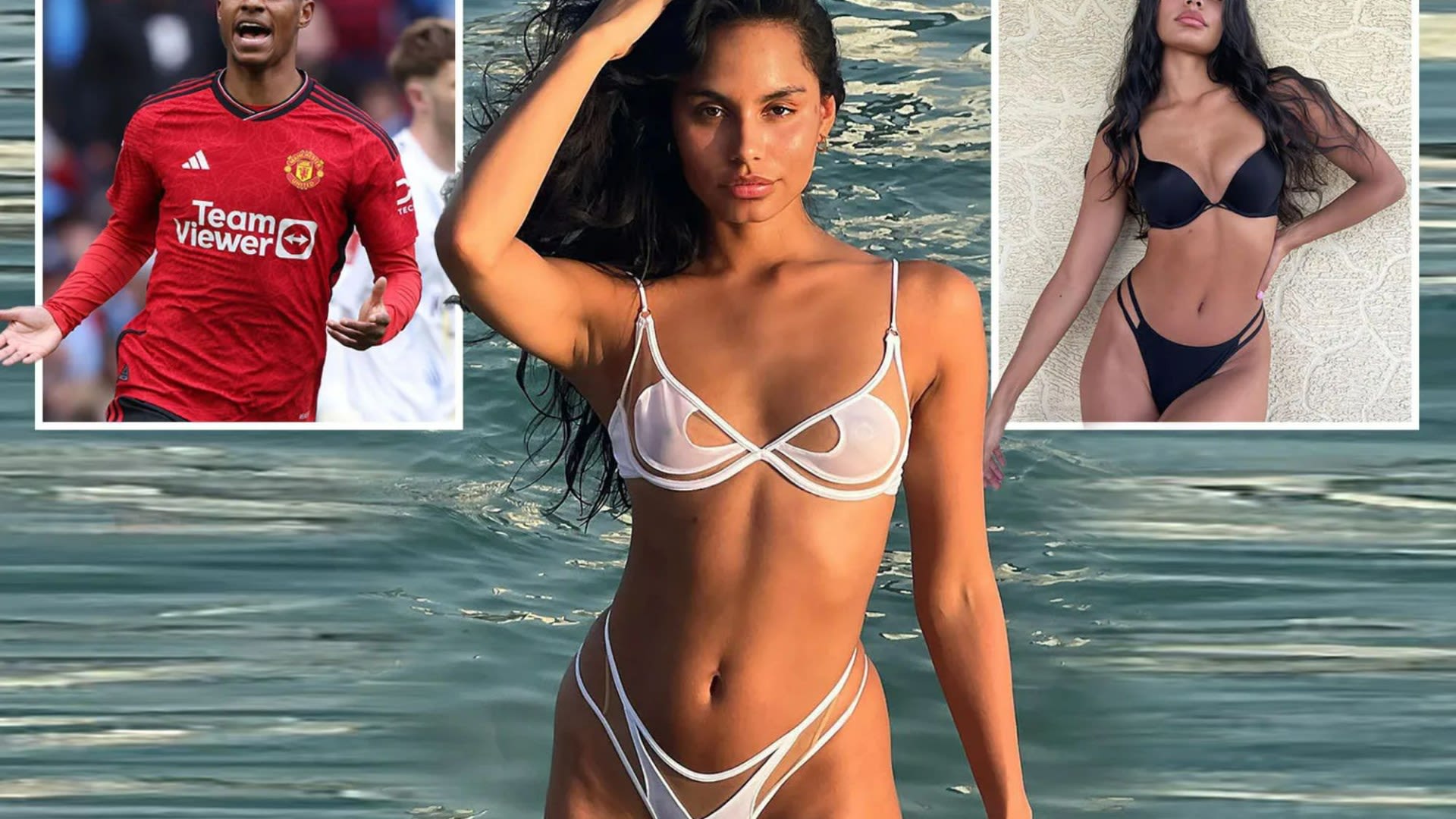 Marcus Rashford grows close to Colombian model after cosying up at nightclub