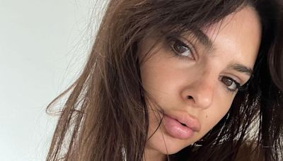 EmRata Posing Topless With a Dirty Martini Is So Chic