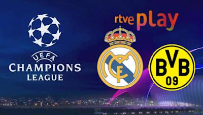 RTVE Play en directo gratis - cómo ver partido Real Madrid - Dortmund desde España