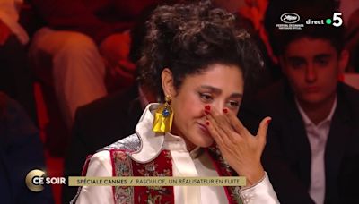 Cannes 2024 : Golshifteh Farahani fond en larmes aux côtés d'un invité pas comme les autres sur le plateau de France 5