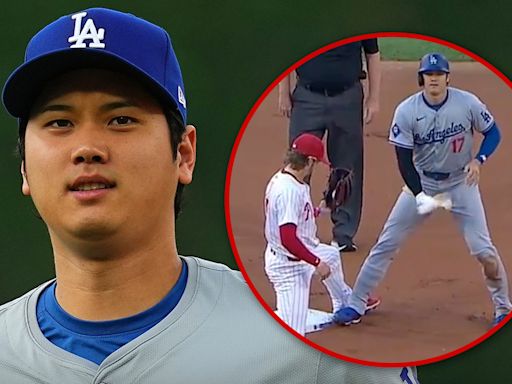 Shohei Ohtani Accused Of Making Lewd Gesture After Stealing Base