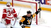 Sidney Crosby stars as the Penguins beat the Red Wings 6-3