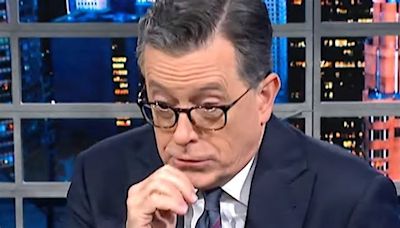 1 Sickening Trump Trial Moment Has Stephen Colbert Ready To Hurl