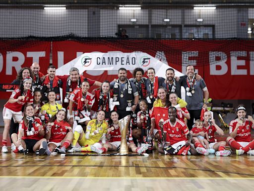 Benfica sagra-se heptacampeão feminino de futsal