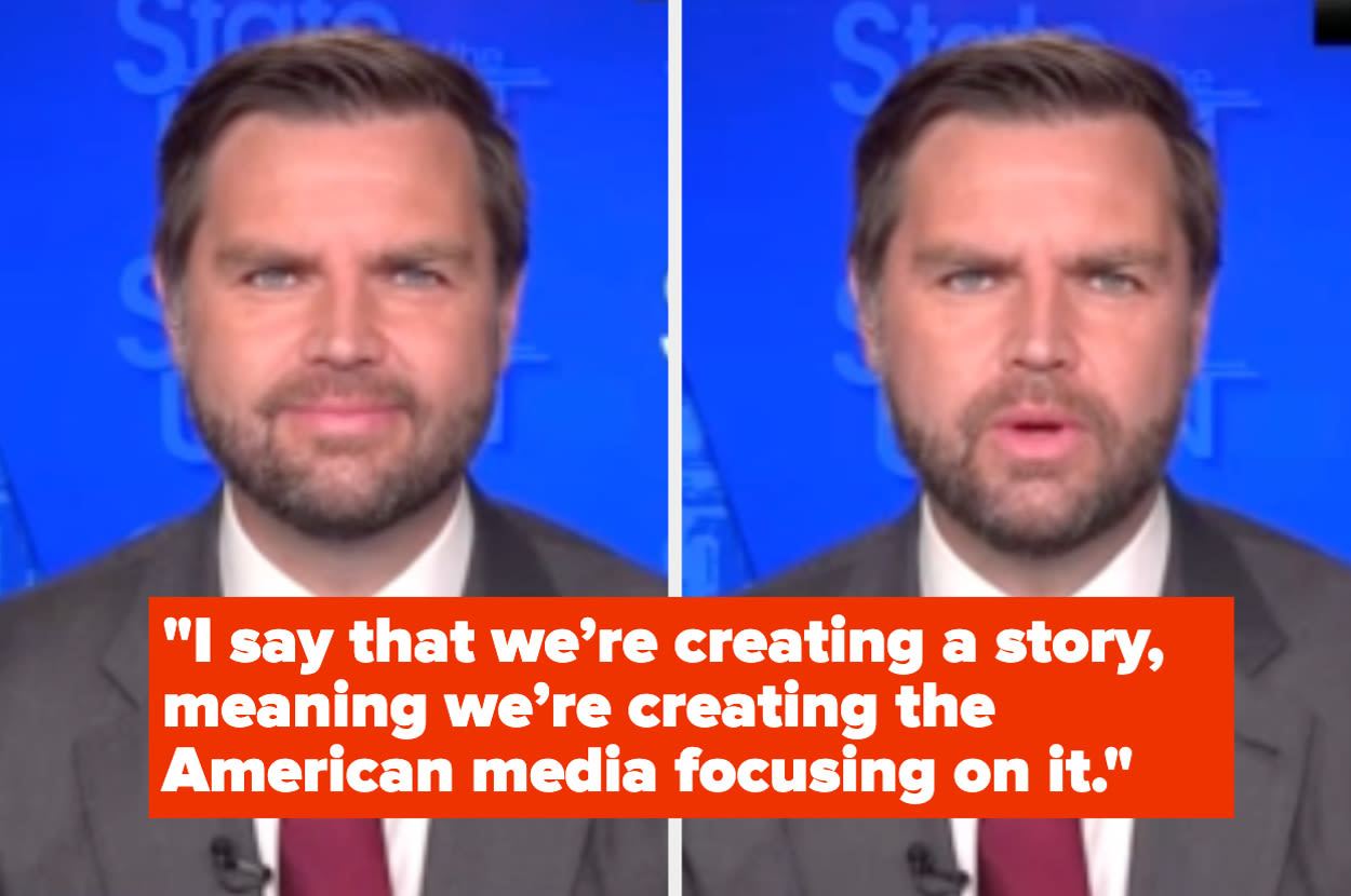 Sooooo, J.D. Vance Said He "Creates Stories" For Media To Focus On, And People Have THOUGHTS