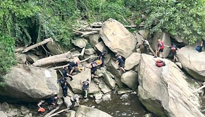 Young girl flown to hospital after falling 15 feet into rocks at Cascade Park