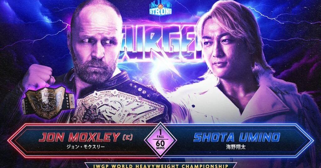 NJPW Resurgence live results: Jon Moxley vs. Shota Umino IWGP World title match