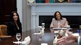 Kim Kardashian joins VP Harris to discuss criminal justice reform