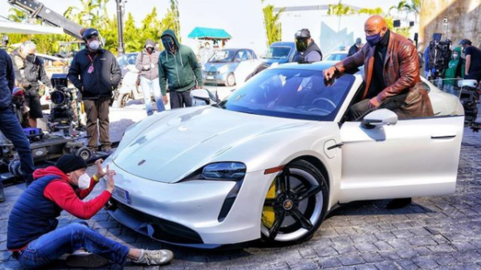 The Rock Can’t Fit In A Porsche Taycan