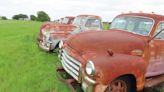 A collection of historic pickups up for auction in Sanger after being spared by deadly tornado