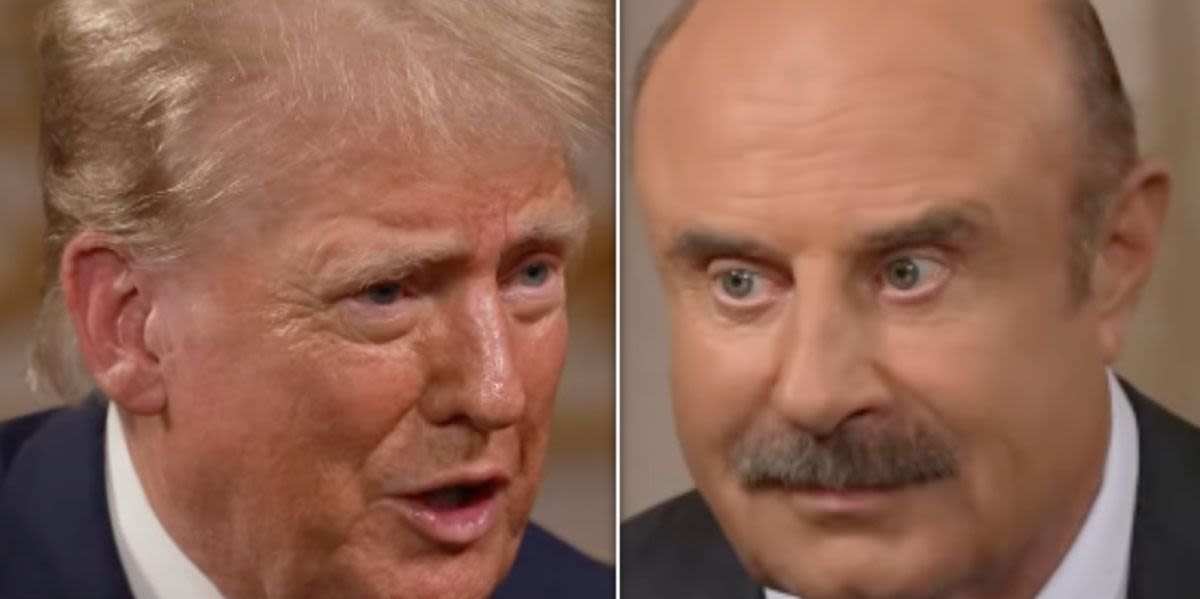 Dr. Phil’s Description Of Donald Trump During Their Interview Has Folks Thinking... What?!?