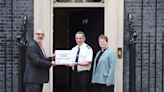 Children’s letters from Gaza handed in to Downing Street