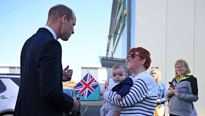 See Prince William in Dad Mode with a Relatable Comment Calling Back to Prince George's Baby Days