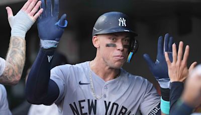 Judge's 34th HR sets Yanks record before break