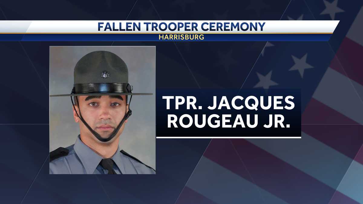 Trooper killed in 2023 manhunt will be 104th name added to memorial wall