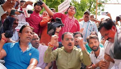 Delhi BJP chief, workers detained for protesting CM’s visit to Rajghat