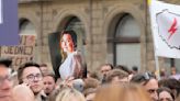 Thousands protest in Poland against strict abortion law after pregnant woman died of sepsis