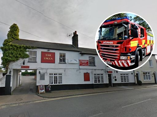 Person suffers burn injuries after firefighters rush to south Essex pub blaze